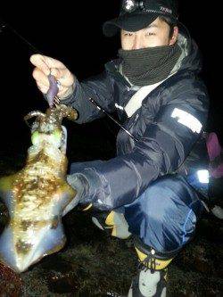 見草漁港 エギングでアオリイカ＆ヤリイカ