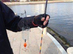 【久々に爆釣!ハネ4本】南芦屋浜エビ撒き