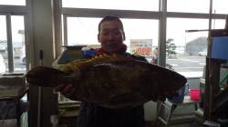 みなべ堺　大島、カゴ釣りで56cmのクエ♪…