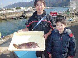 まさかのコブダイ！マリーナシティ海釣り公園