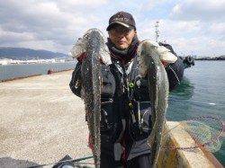 北公園エビ撒き釣りでハネ2連発!!