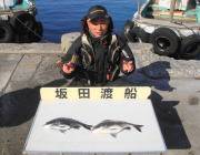 イシキリでフカセ、良形のチヌ2匹！