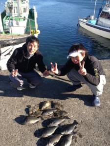 串本の磯 グレ41cmの釣果も