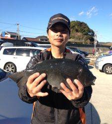 串本の磯 グレ41cmの釣果も