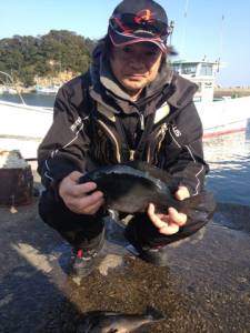 双子の親でフカセ釣り、グレは昼からは良かっ…