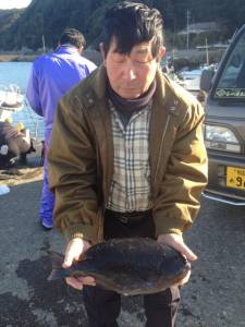 串本の磯 風きつい中でのグレ釣果