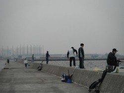 朝の西宮ケーソン・鳴尾浜ＲＴ（１０日）