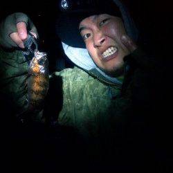 渋い状況の中、メバル17cmを釣り上げました！