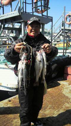 沖一文字北でのハネ狙い、今日も午前は好調の…