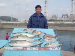 マリーナシティ海洋釣り堀、ブリ・メジロなど…