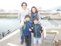 マリーナシティ海洋釣り堀、ファミリーで体験釣り堀の釣果です☆