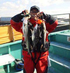 中波止でシラサを使ってウキ釣り、チヌ☆ハネ