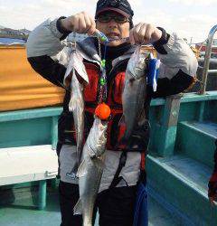 中波止でシラサを使ってウキ釣り、チヌ☆ハネ