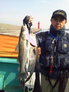 今日の旧の赤灯台でのウキ釣り釣果