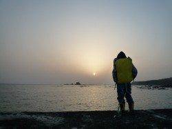 紀伊大島で夕マヅメ狙いのエギング