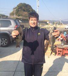 双子の親で潮が悪い中６匹もゲット！