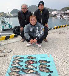 神谷一文字、メバル大漁です！ヒラスズキもつれました！