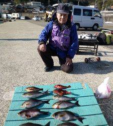 神谷一文字 カゴ釣りでイサギ・メバル・ガシラ