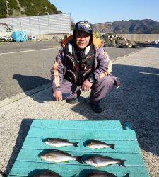 神谷一文字 カゴ釣りでイサギ・メバル・ガシラ