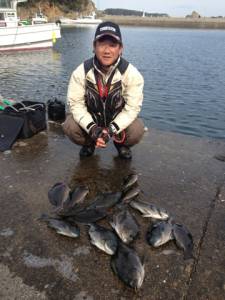 沸きグレと尾長ぐれ回ってきてます！萩尾グレ…