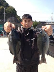 尾長グレも釣れました♪沖の長島フカセ釣果