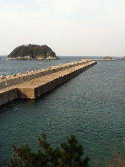 香住東港 穴釣りでガシラ15cm