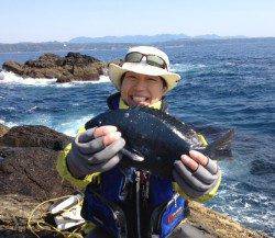 和歌山・串本樫野の春の磯グレ！