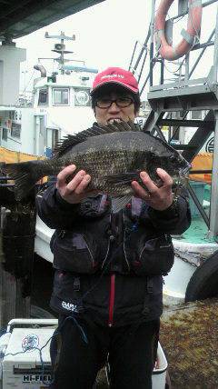 中波止2番のフカセでは良型のチヌが釣れまし…