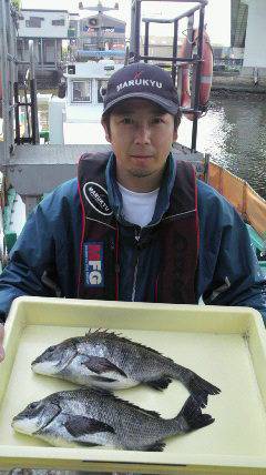 沖一文字、紀州釣りでもチヌの釣果☆