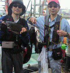 沖一文字北で落とし込み〜餌はパイプ〜