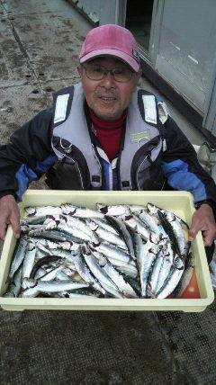 沖一文字北イワシ大漁です！