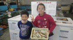 小目津公園の砂浜 投げ釣りでシロギスを18匹！