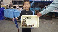 天神崎 お子様がフカセでガシラ4匹