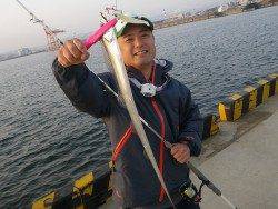 スローワインドでタチウオ!!!