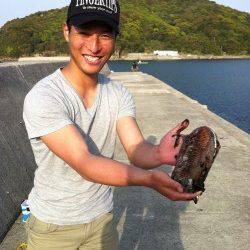 衣奈漁港 日中のエギングでアオリイカ＆コウイカ