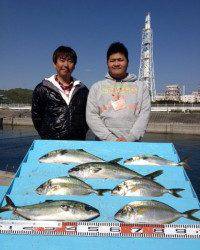 マリーナシティ海洋釣り堀、青物モリモリ釣れています!