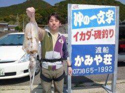 工場裏でヤエン釣り、1.9kgも釣れました！