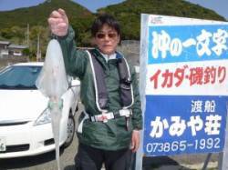 ルアーでもアオリイカ！工場裏エギング釣果