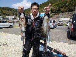 神谷一文字エギング釣果★キロアップ★