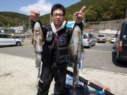 神谷一文字エギング釣果★キロアップ★