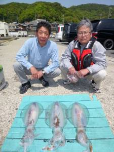 連日好釣果が続いています！アオリヤエン釣果