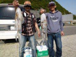 1.9kgの大物！神谷一文字エギング釣果