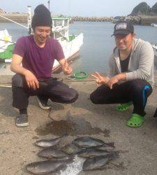 沖の赤島、朝から盛り上がってグレも釣ってくれたんで良かったです！