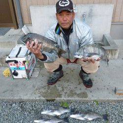 湯浅で紀州釣り、チヌ納得サイズ♪
