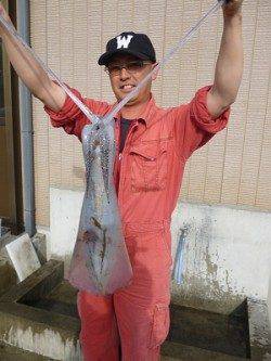 湯浅でのエギング【アオリイカのV字持ち!】