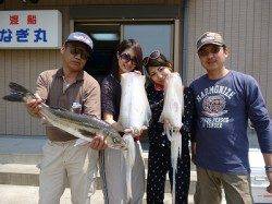 湯浅の磯、ヤエンにアオリとスズキの釣果☆