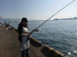 兵突のサビキ釣り！