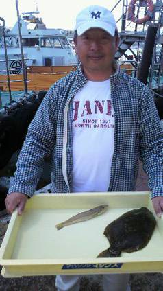 岸和田一文字 投げ釣りでカレイ＆キス