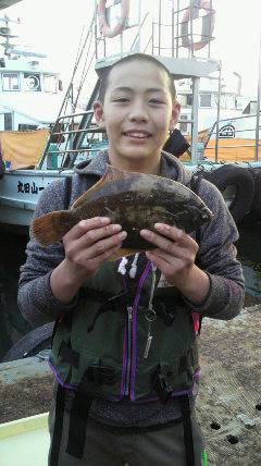 沖一文字北でイソメを使った鰈キャッチ★