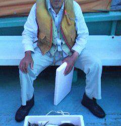 沖一文字北でのサビキ釣り　アジ60匹！